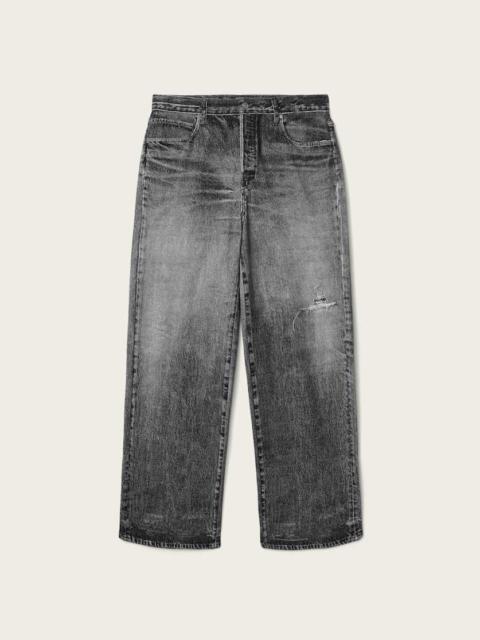 ALLSAINTS LENNY ILLUSION OF DENIM WIDE LEG PANTS