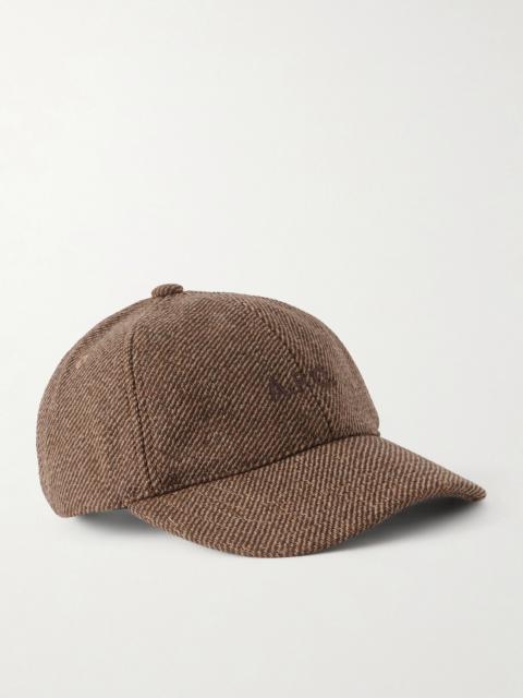 A.P.C. Charlie Wool-Blend Drill Baseball Cap Brown