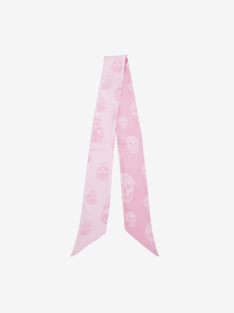 Alexander McQueen Ribbon Skull Scarf
