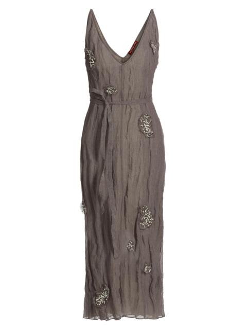 Altuzarra Women's Cheryl Emebllished Midi-Dress - Truffle