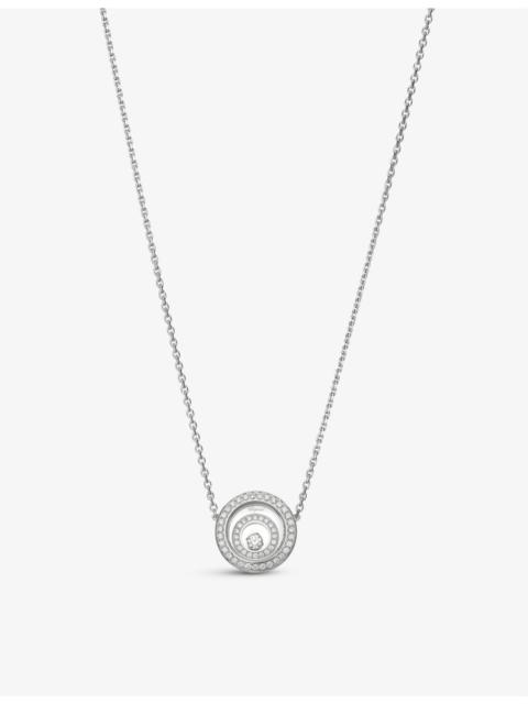 Chopard Happy Spirit 18ct White-Gold and 0.38 Diamond Necklace
