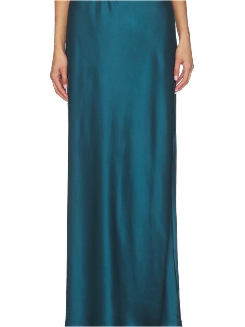 LESET Barb Bias Skirt