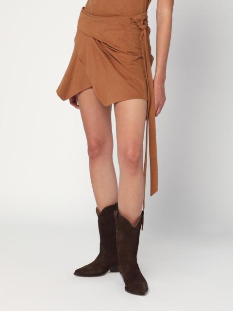 Isabel Marant Caramel-coloured Berenice skirt