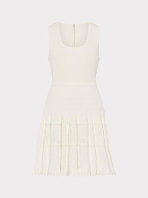 MILLY Suri Scallop Mini Dress