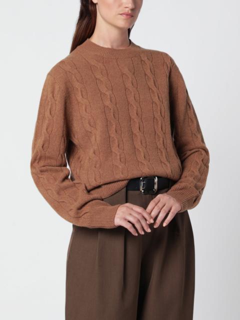 AMI Paris Camel merino wool sweater