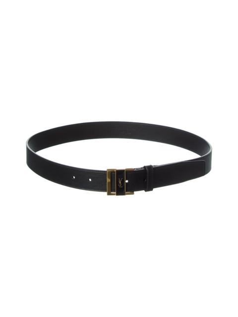 SAINT LAURENT Saint Laurent Gio Leather Belt