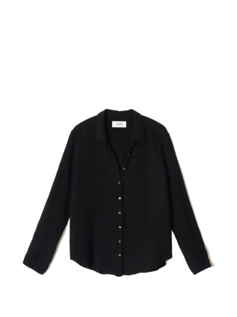 XÍRENA Scout textured long-sleeve shirt