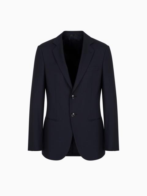 GIORGIO ARMANI George line single-breasted jacket in cashmere