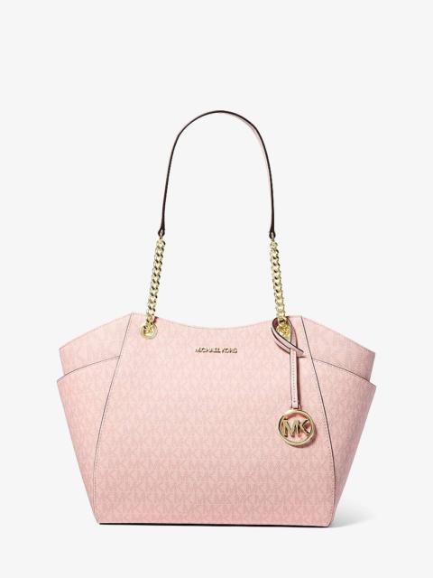 MICHAEL KORS Jet Set Large Signature Logo Shoulder Bag