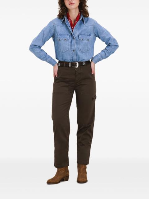 FORTELA Fatigue patch-pockets trousers