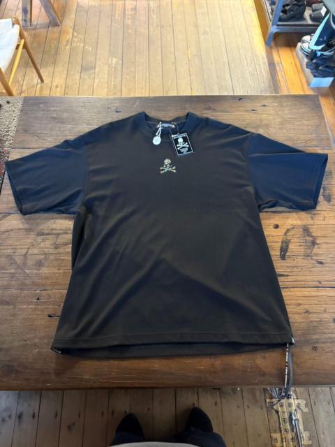 MASTERMIND WORLD Mastermind World SS25 LIFETIME Black Swarovski Crystal Skull Loopwheel Cotton T-Shirt