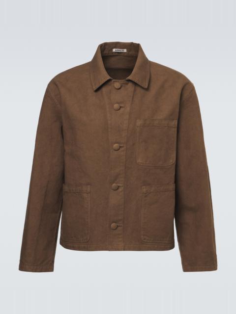 AURALEE Cotton twill jacket