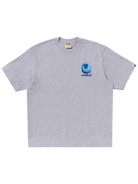 A BATHING APE® BAPE 3D Art Ape Head Relaxed Fit Tee 'Grey'
