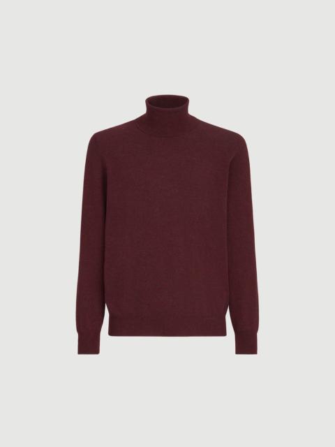 Brunello Cucinelli Mouliné cashmere turtleneck sweater