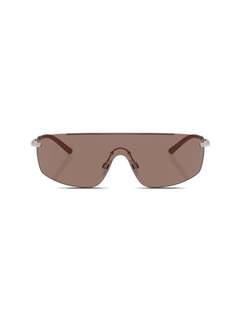 R-5 mask-frame sunglasses