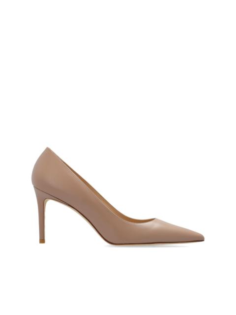 Stuart 85mm leather pumps