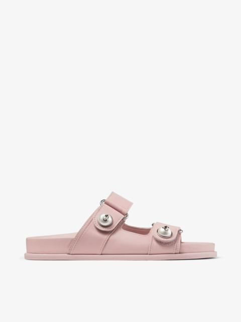 Fayence Sandal
Macaron Leather Sandals with Pearls