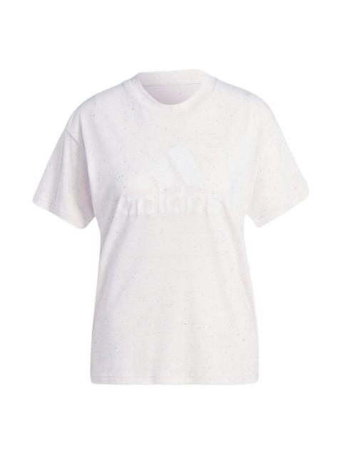 adidas (WMNS) adidas Future Icons Winners 3.0 T-Shirt Asia Sizing 'Beige' IS3629