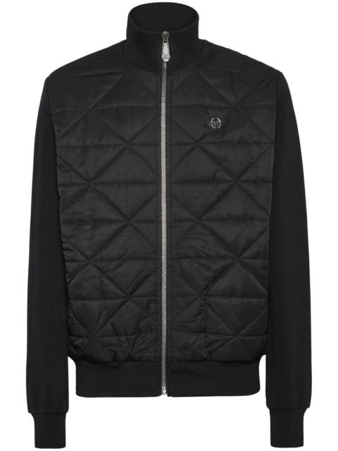 PHILIPP PLEIN logo-plaque padded jacket