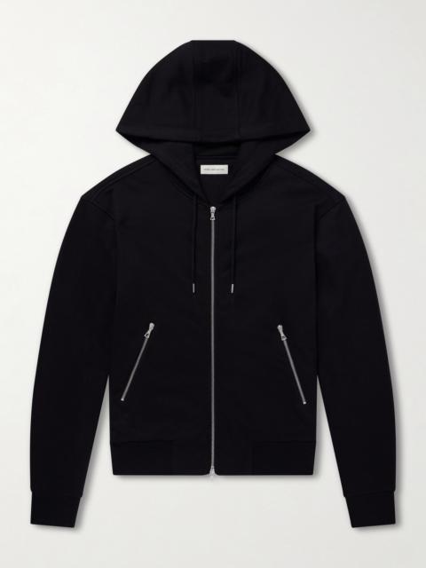 Dries Van Noten Cotton-Jersey Zip-Up Hoodie