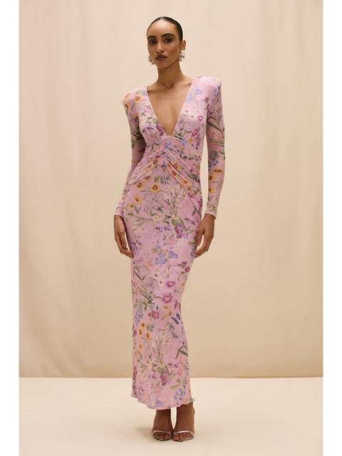PatBO HEATHER PLUNGE MAXI DRESS