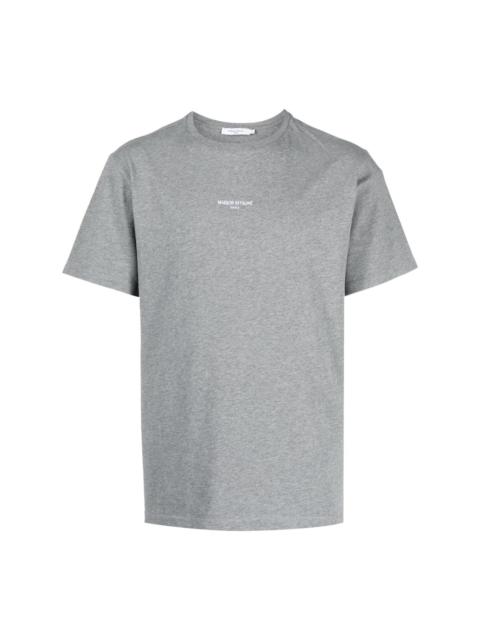 Maison Kitsuné logo-embroidered cotton T-shirt
