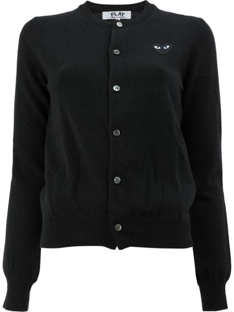 Comme des Garçons PLAY logo-patch wool cardigan