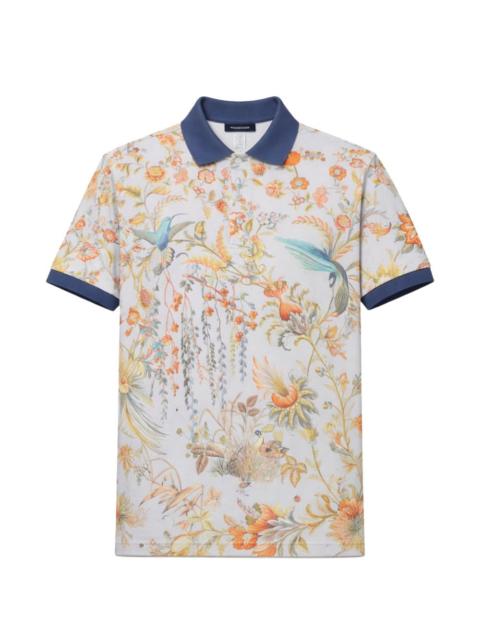 Etro floral-print polo shirt