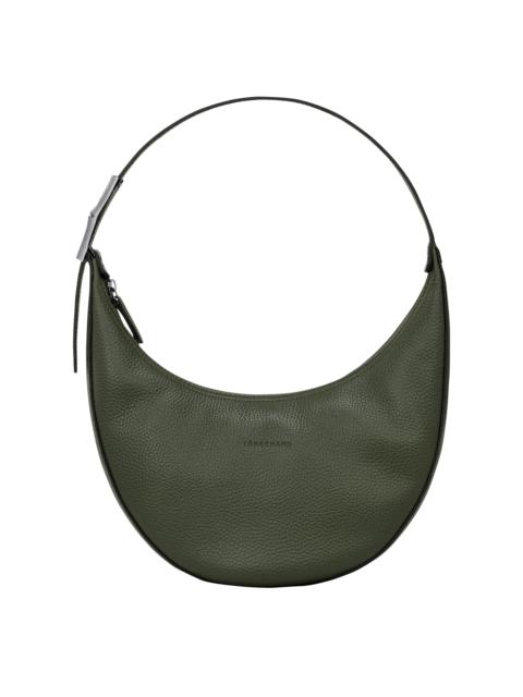 Longchamp Roseau Essential M Hobo bag Khaki - Leather