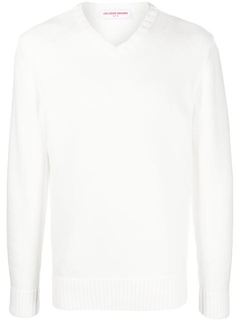 ORLEBAR BROWN Clifton V-neck knit jumper