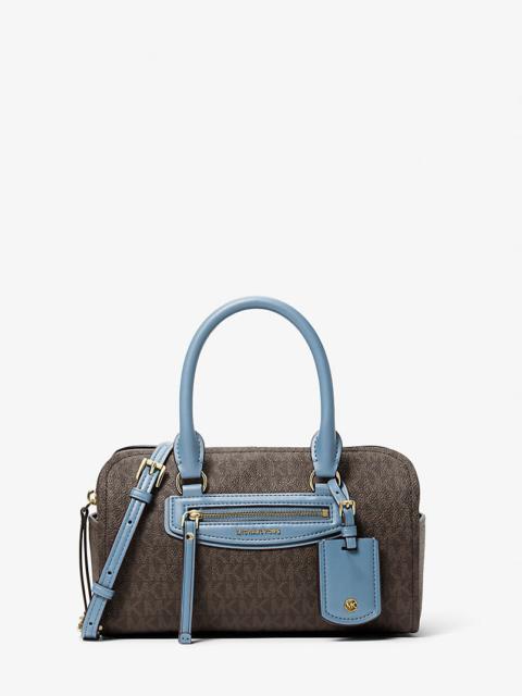 MICHAEL KORS Jet Set Travel Extra-Small Signature Logo Duffel Crossbody Bag