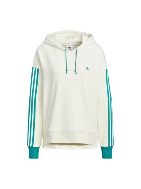 (WMNS) adidas TRF Hoodie 'White Teal' IC8136