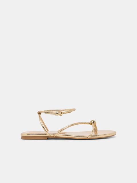 dolce vita KENLEY SANDALS GOLD LEATHER