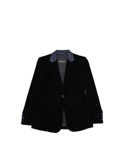 EMPORIO ARMANI Single-breasted blazer jacket