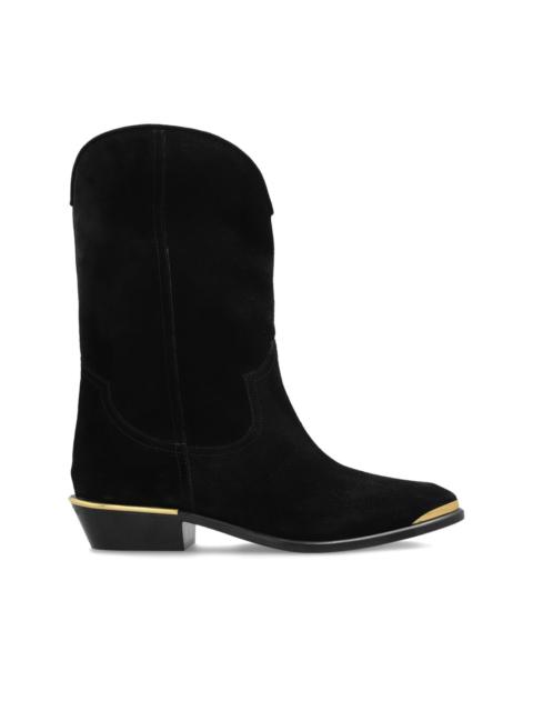 Isabel Marant metallic-toe suede boots