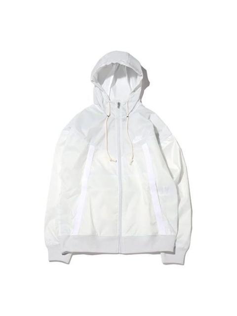 Nike 남자 나이키 Sportswear Windrunner 재킷 백색 CU4514-028