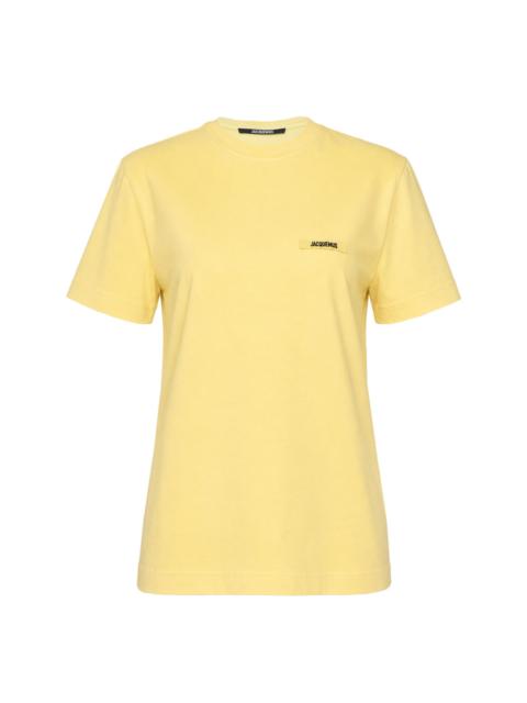 JACQUEMUS Gros Grain Short Sleeve Tee