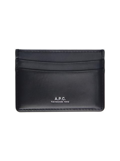A.P.C. Navy André Card Holder