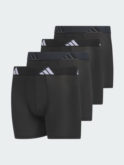 adidas Youth Microfiber Boxer Briefs 4-Pack