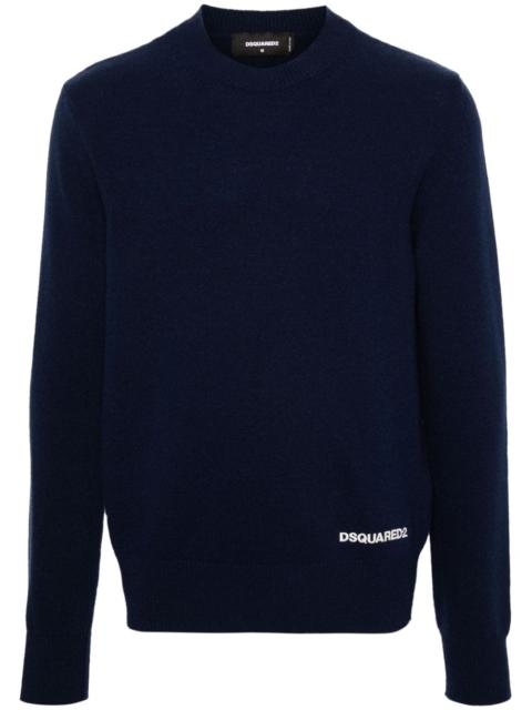 DSQUARED2 logo-embroidered jumper