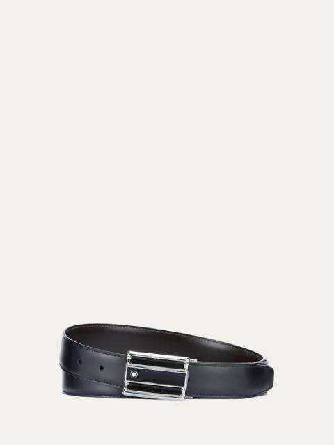 Montblanc Men's Reversible Cut-To-Size Business Belt