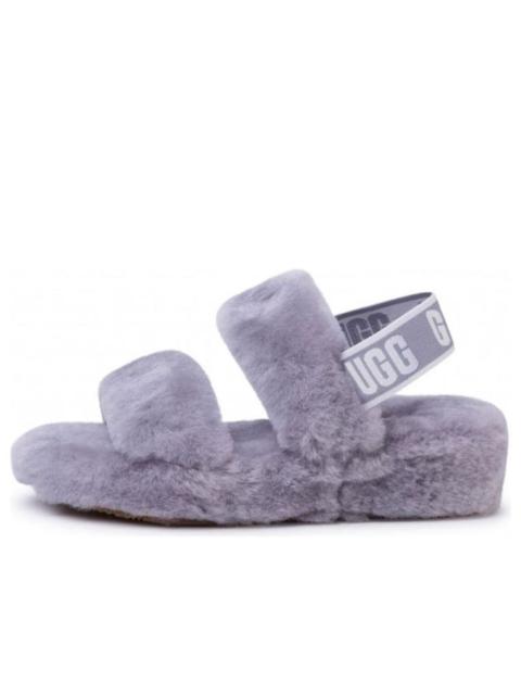UGG (WMNS) UGG Oh Yeah Sandals Gray Purple 1107953-SAMT