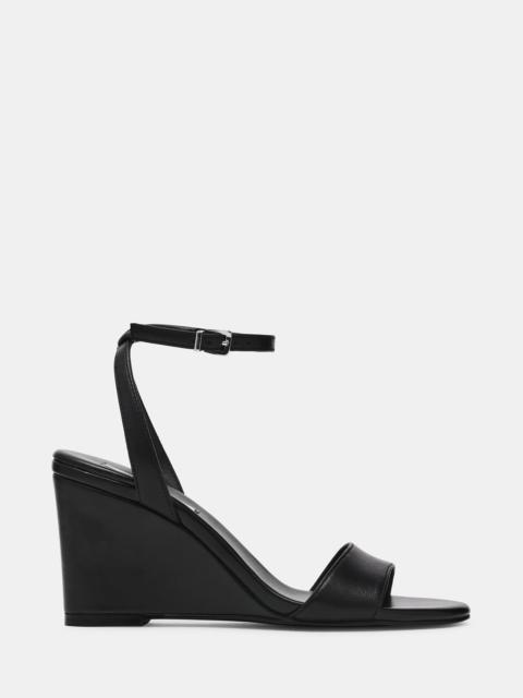 STEVE MADDEN MYKA BLACK LEATHER