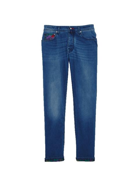 Vilebrequin Men Jeans Tropical Turtles