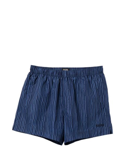 ZEGNA striped swim shorts