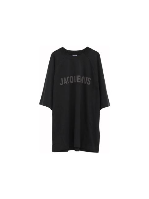 JACQUEMUS Jacquemus Le T-Shirt Typo Black