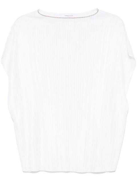 FABIANA FILIPPI bead-detail T-shirt