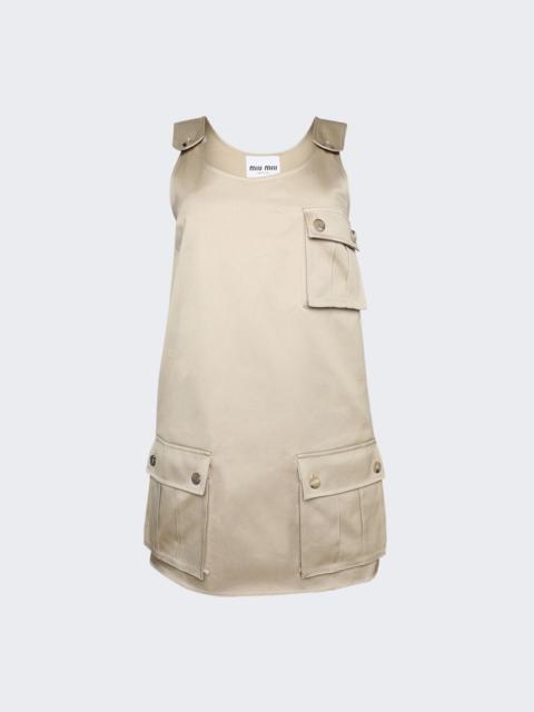 Miu Miu Chino Mini Dress Corda