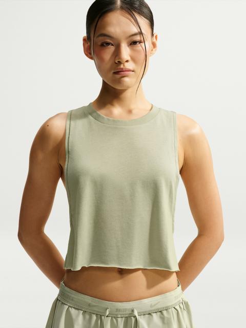 Nike NikeSKIMS Performance Cotton Blend Women's Cropped Tank Top