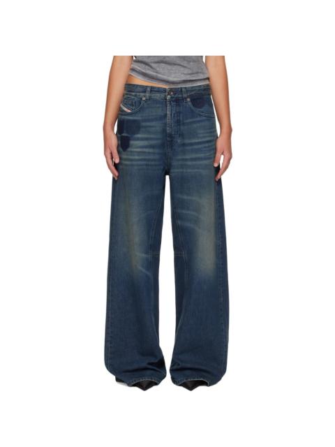 Diesel Blue Relaxed Low Waist 1996 D-Sire Jeans